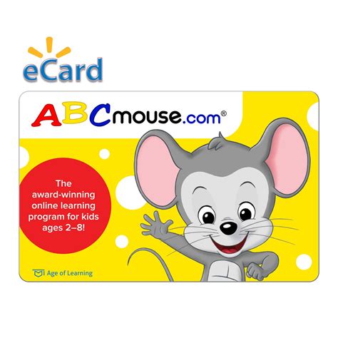 Abc Mouse Gift Card